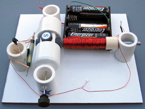 Motor, assembled from Kit #4 Motor, assembled from Kit #4
