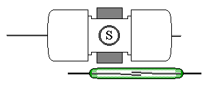 Reed switch position Reed switch position