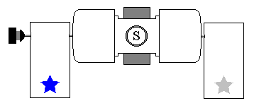 Rotor on stands with rubber plug attached Rotor on stands with rubber plug attached