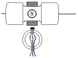 Hall effect switch position